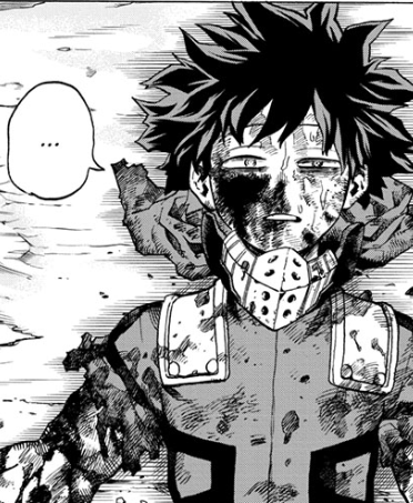 Deku has arguably the most to think about atm (Which is great cause he hasnt been the main focus of an arc since Joint Training). His limbs are likely broken beyond repair, he recently awakened the 4th users quirk, and he can't shake the feeling that his worst enemy needs saving.