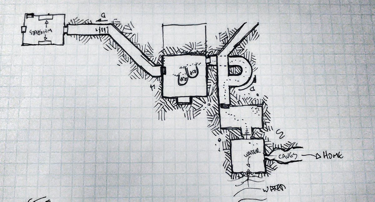 Exploring the undercity of Sokatis in our Empire of the Petal Throne game. We were seeking the lost archives.