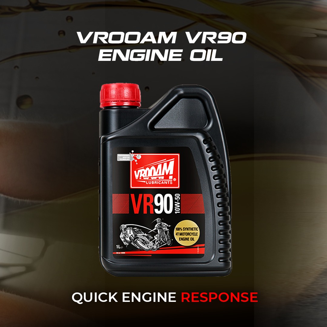 TDR_RACING's tweet photo. Vrooam VR90 4T Motorcycle Engine Oil 100% synthetic PAO-Ester specifically designed for racing / motorsports. Developed with special additives that help maintain engine's temperature, increase power and less evaporation. Order online @oneteamstore 👉 https://t.co/tGogKbXlki https://t.co/Qe5y0f4guG