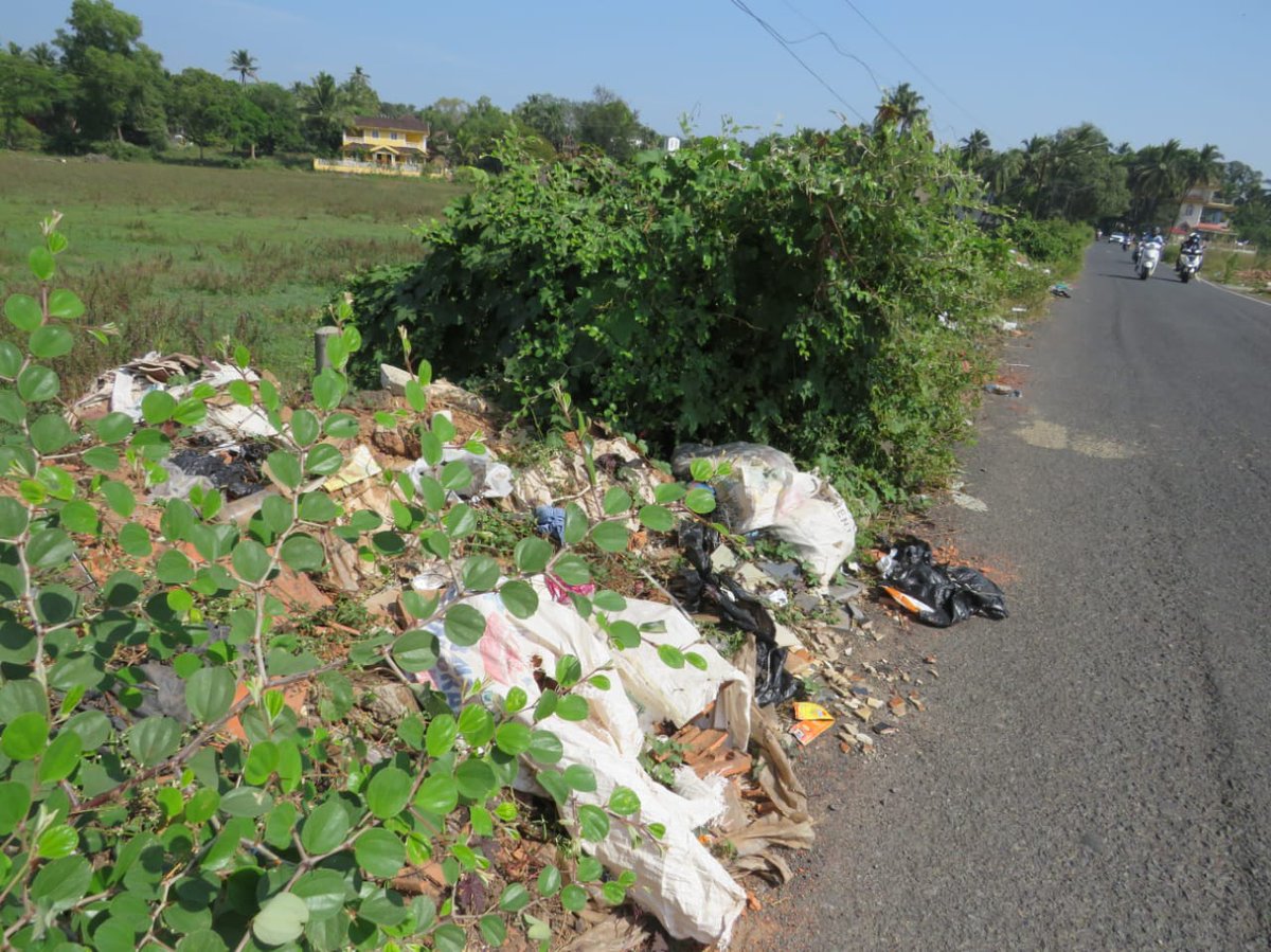 GPNewsMedia24's tweet image. #GarbageCampaign
Thanks to Yardley DCosta for This Photos of Garbage Zone roadside Seraulim- Betalbatim road

If you Come Across any Such Garbage Zone, Click the Best Photo of Dirtiest Garbage &amp;amp; Whatsapp on 950-345-71-74 along with Your Name and Location.