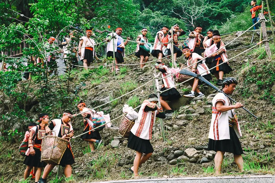 Any honest look at the Mountain Indigenous peoples (Atayal, Seediq, Truku, Bunun, Tsou, Kanakanavu, Hla'alua, Rukai, Paiwan) shows how they are well-adapted to their highland environs, culturally and physically. This could only happen with millennia of adaptation. 8/