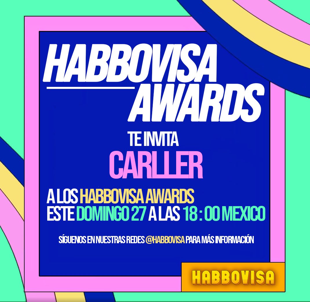 Carller_'s tweet photo. ¡Gracias por la invitación @Habbovisa! Los veo allí 💞 #HVAS https://t.co/h86st89Pfx