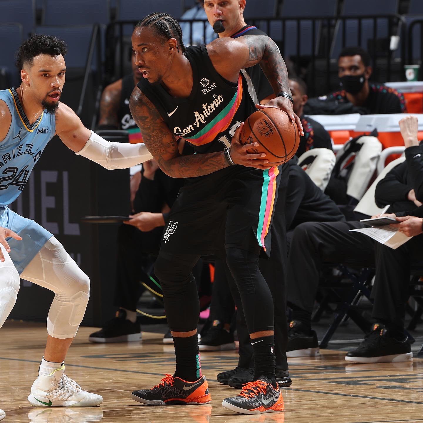 SoleCollector on X DeMar DeRozan breaks out the BHM Nike Kobe 8. https t NDdvClnV0f X
