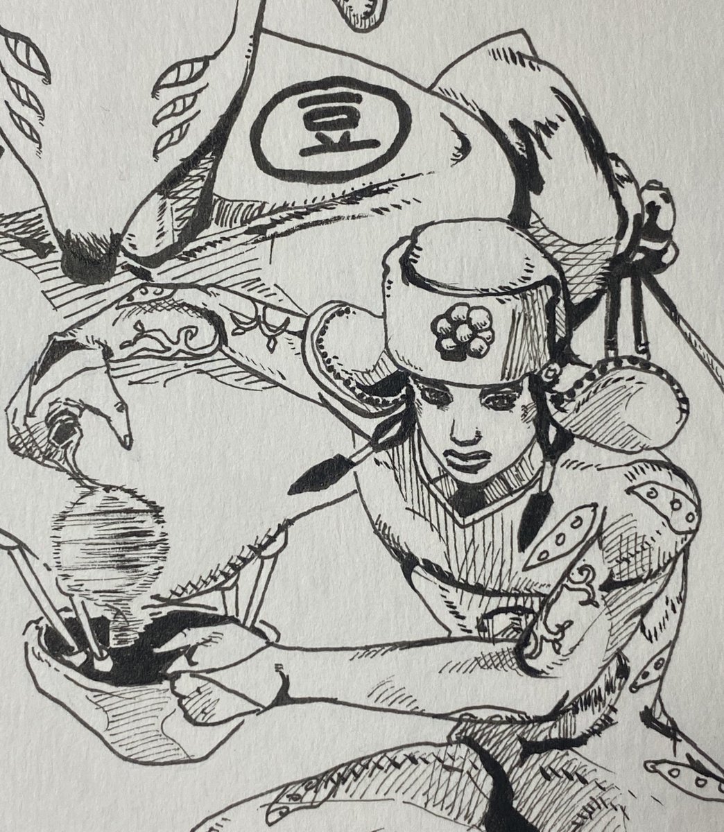 豆銑礼 --- " ファイナルベント・回転 "

#jojolion #ジョジョリオン #仮面ライダー龍騎 
Praying Twitter crop doesn't ruin this... 