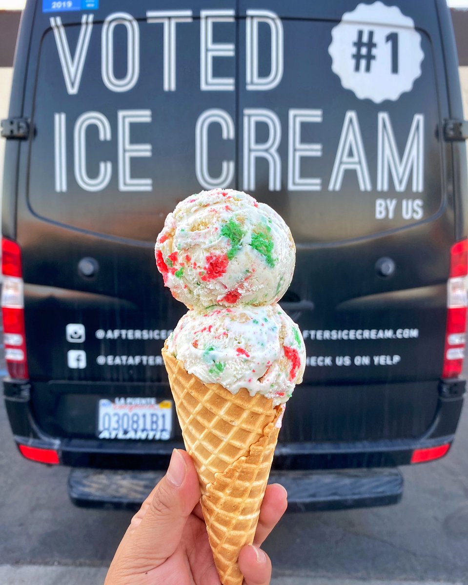 We’ll be open 12pm-6pm tomorrow for Xmas Eve (CLOSED at Newport Beach, Hollywood and Highland Park) and CLOSED at all locations Xmas Day 🎄 #aftersicecream