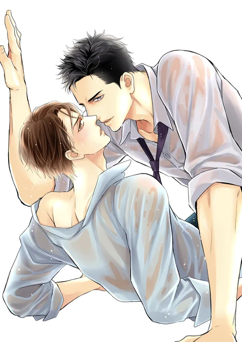 内田春菊さん  から #絵描き繋がれ バトン頂きました!ありがとうございます シカ絵とBL絵を2枚ずつ。 次のバトンは北川みゆき先生  にお渡しします