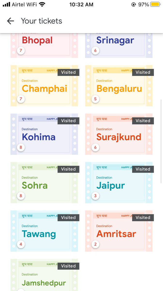 deepesh_kakkar's tweet photo. @GooglePayIndia I need Kochi, Gaya, Bastar and kaziranga. Exchange can be done on the tickets that I have, see the screenshots below https://t.co/AtGaMNEakX