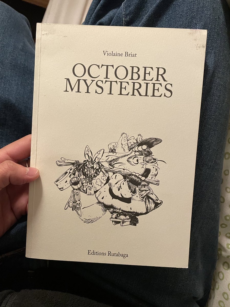 digging through old things, found this book by @violainebriat. i met them at a comics event when i was 16, and i remember freaking out when they signed it lol. 