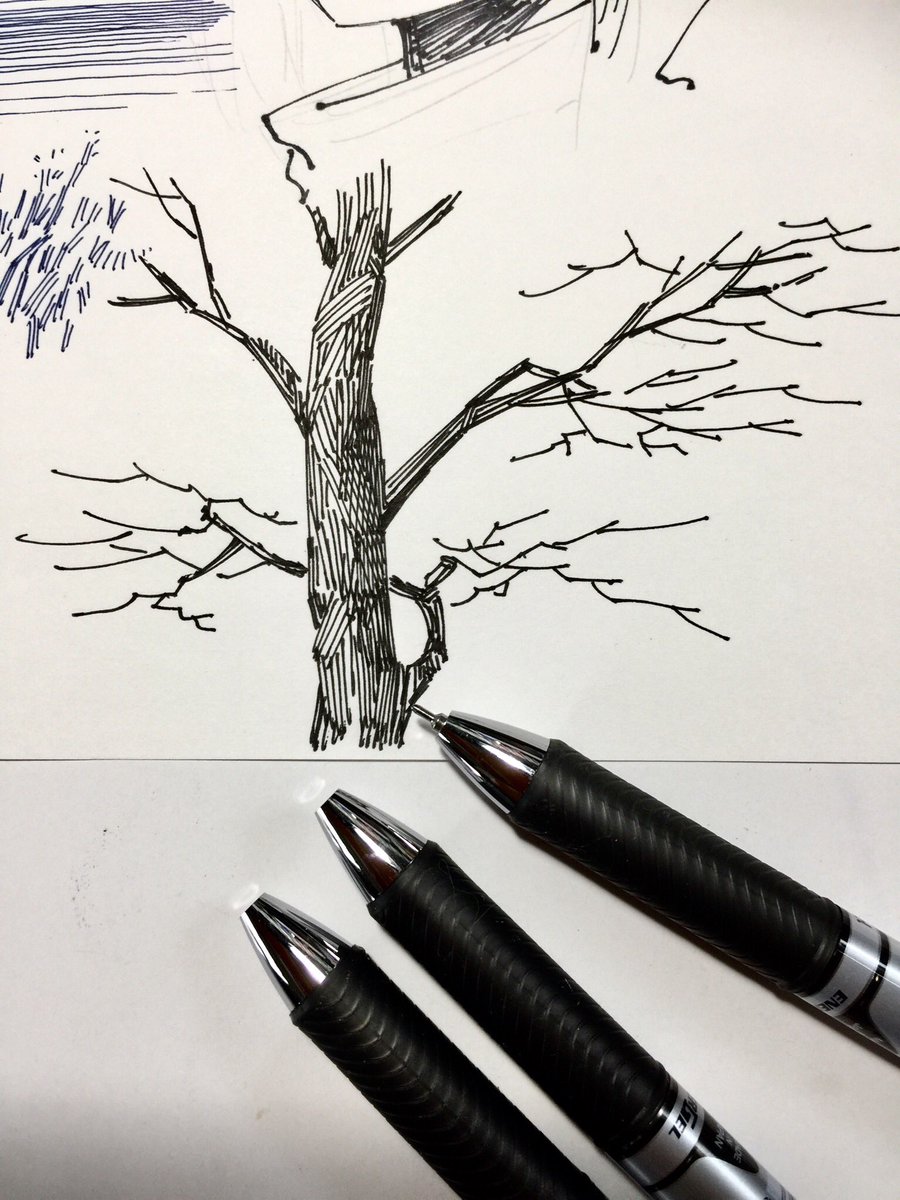 ペン画の練習 イラスト アナログ シン 色鉛筆 の漫画 ペン画の練習 イラスト アナログ シン 色鉛筆 の漫画