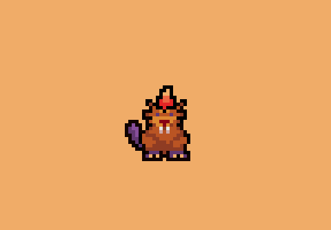 Nervanti's tweet photo. NorseHack Christmas Calendar #22: Ratatoskr is a magical squirrel 🐿️ that runs up and down the World Tree Yggdrasil 🌲 to carry messages in Norse Mythology 🧙‍♂️ #pixelart #ratatoskr #squirrel #norse #indiedev #indiegame #NorseHack https://t.co/szykTBudii