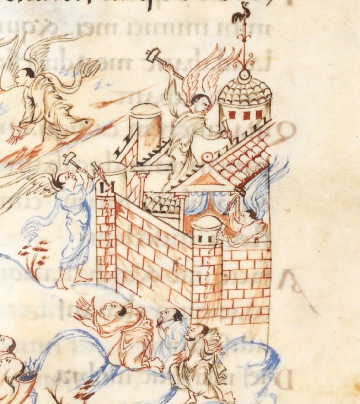 'Nu is þam weorce þearfþæt se cræftga cume ond se cyning sylfa,ond þonne gebete nu gebrosnad is.'Now is it needful for this workthat the Craftsman come, and the King himself,and mend what is now in ruins.'The Anglo-Saxon version of 'O Rex Gentium':  https://aclerkofoxford.blogspot.com/2013/12/the-anglo-saxon-o-antiphons-o-rex.html