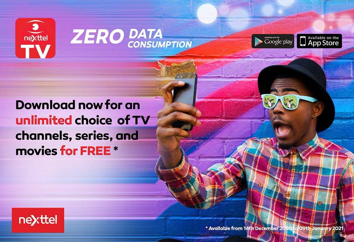 nexttel_camer's tweet photo. It's a special neXttel TV thing! Enjoy🍿
#neXttelTV #freechannels #mobileTV
#neXttel #best3GnetowrkinCameroon https://t.co/NEmhLEqUxM