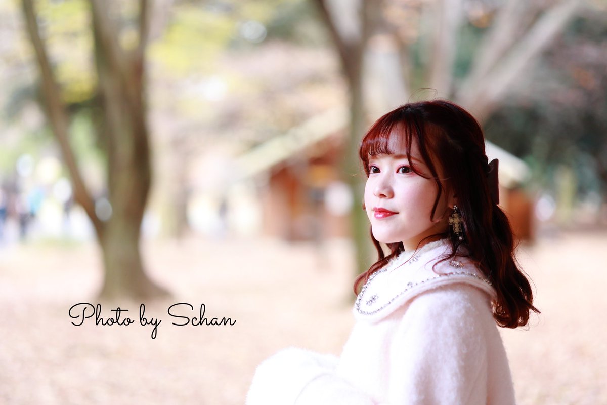 Sachan Photo ポートレート Model せいかちゃん ポートレート ポートレートしま専科 ファインダー越しの私の世界ᅠ 可愛いは正義 可愛くて癒された ピンク 代々木公園 紅葉 本人セレクト 可愛い仕草