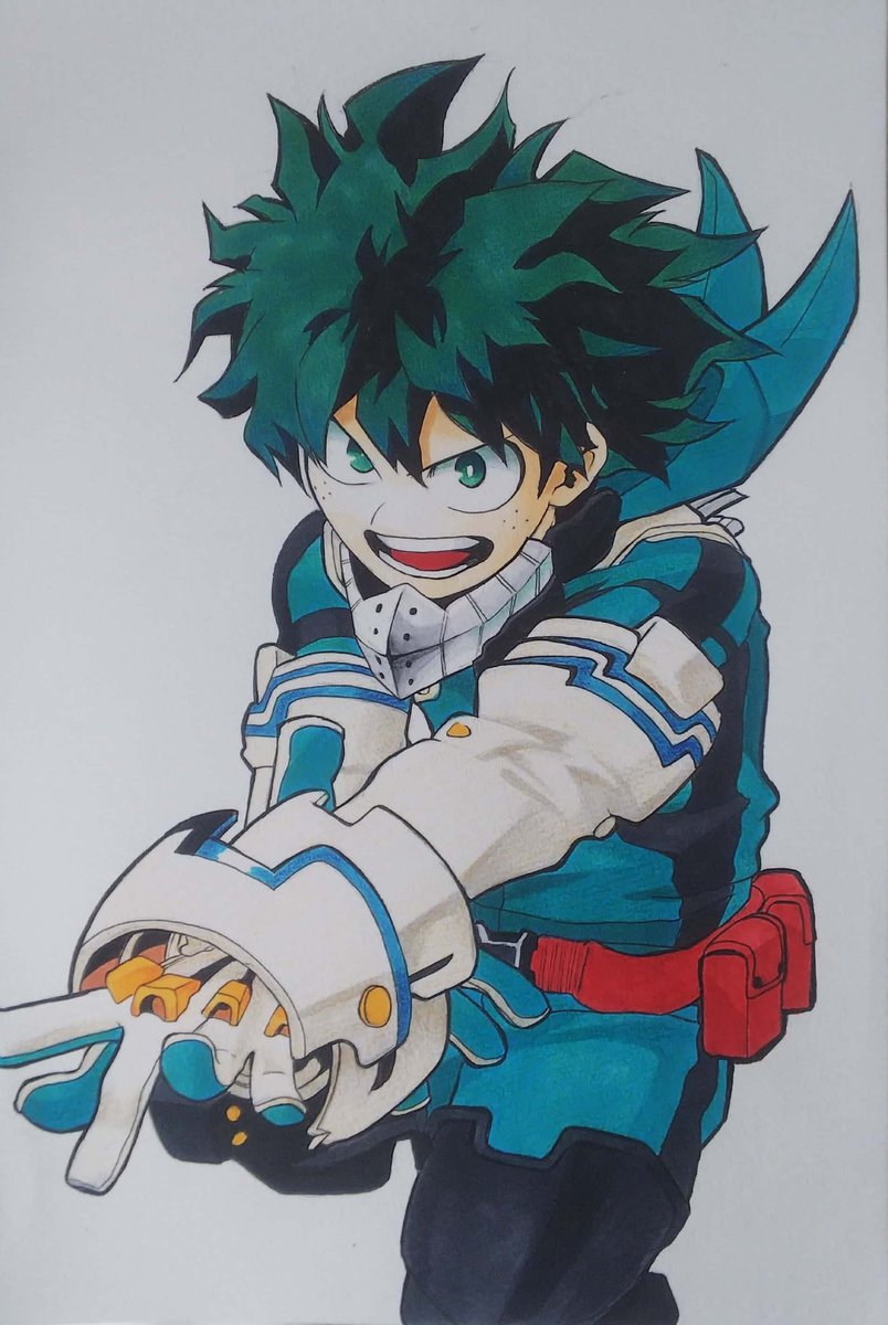 ヒロアカ デク 僕のヒーローアカデミア ヒロアカ 緑谷出久 模写 はるぞれのイラスト ヒロアカ デク 僕のヒーローアカデミア ヒロアカ 緑谷出久 模写 はるぞれのイラスト