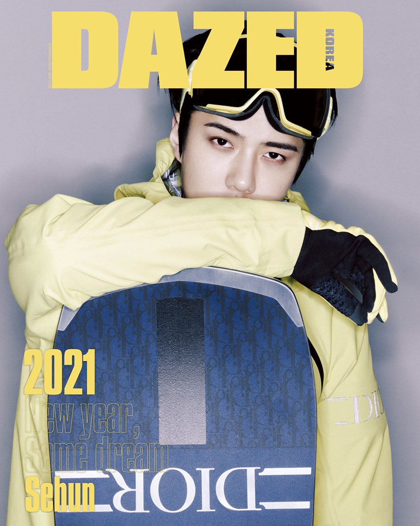 December 11~Sehun on the cover of  @DazedKorea's January 2021 issue for Dior #SEHUNxDIORMen  #SEHUN  #세훈  #엑소세훈