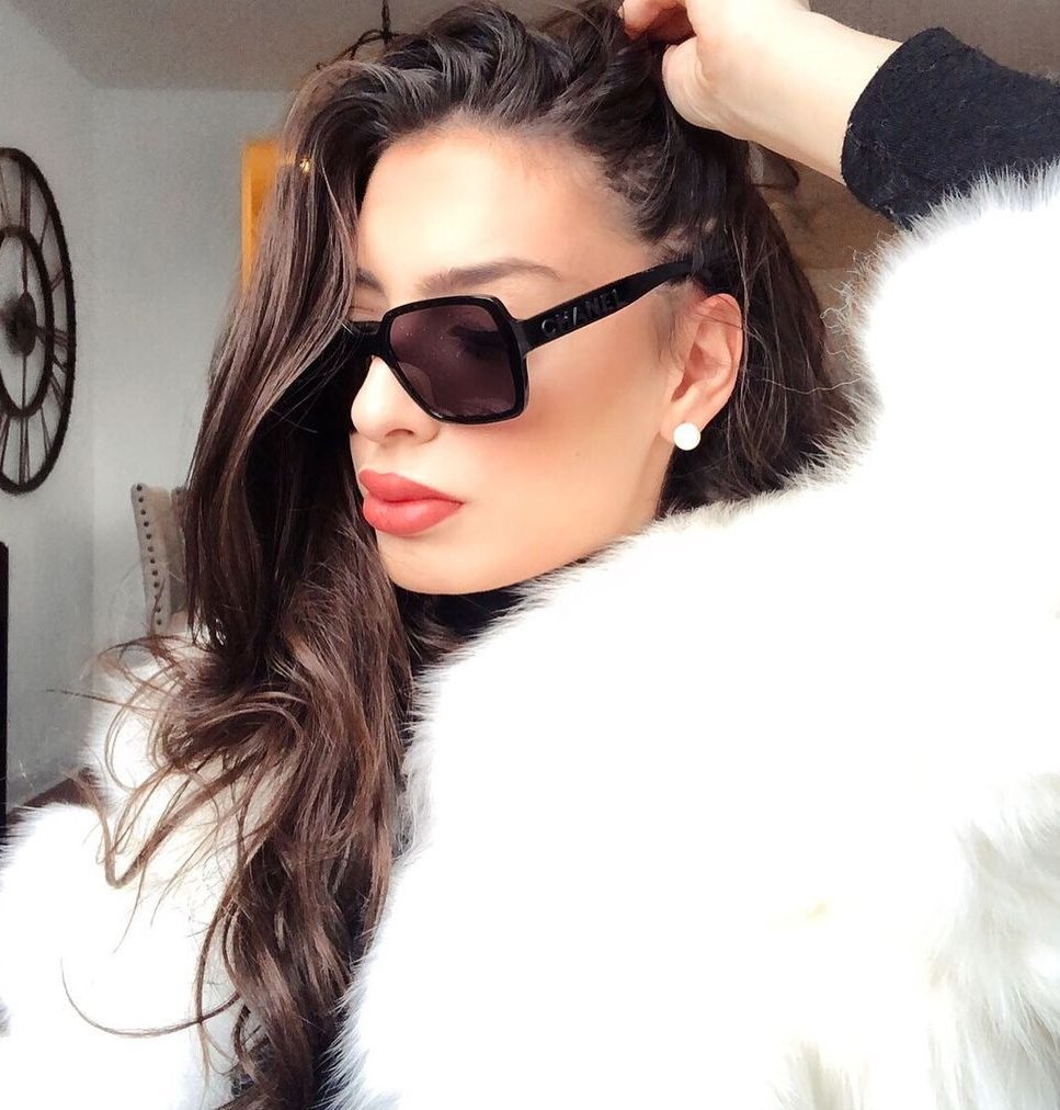 Chanel Women's Oversized Sunglasses - Black