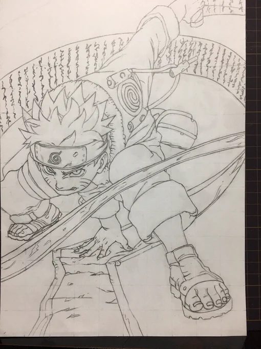 ナルトの下書き出来た? 