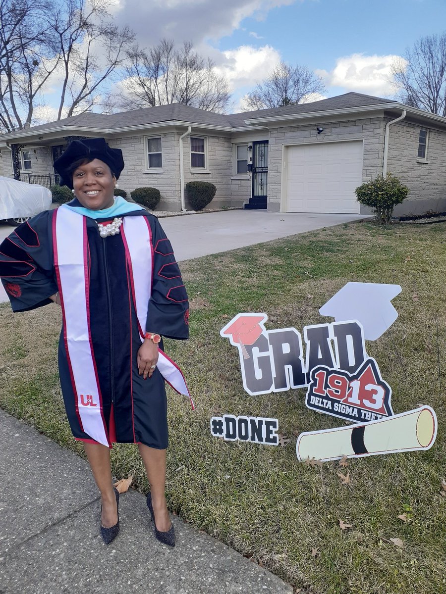 <a href="/drsaharahaney/">Sahara Haney, Ed.D.</a> <a href="/firstgendocs/">#FirstGenDocs</a> <a href="/ULMWarhawks/">ULM Warhawks</a> <a href="/BlkGirlDoesGrad/">Black Girl Does Grad School</a> <a href="/BlackWomenPhDs/">BlackWomenPhDs®️</a> Congratulations Soror! We are both 2020 graduates!