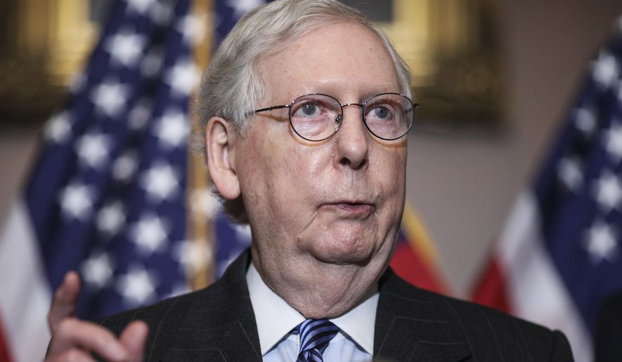 Trump takes aim at Mitch McConnell 'The first one off the ship!’