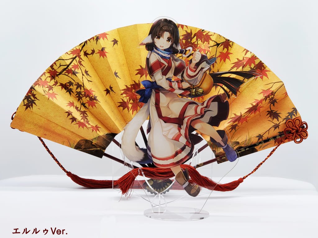 うたわれるもの ロストフラグ 京都飾り扇子 ミナギver. アクアプラス
