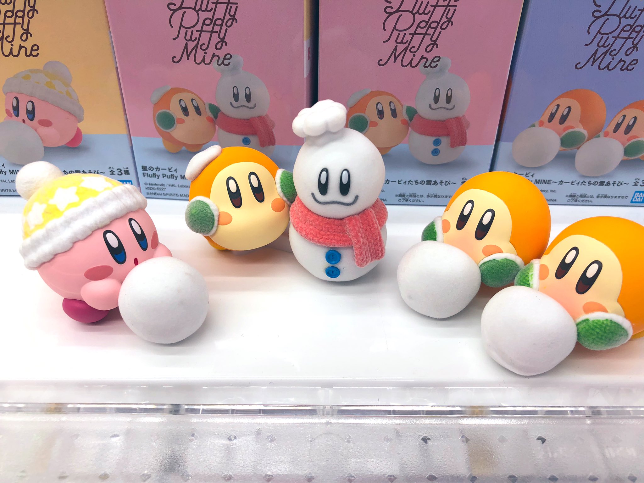 カービィ Fluffy Puffy MINE カービィたちの雪あそび フィギュア 卓越 カービィ Fluffy Puffy MINE カービィたちの雪あそび フィギュア 卓越