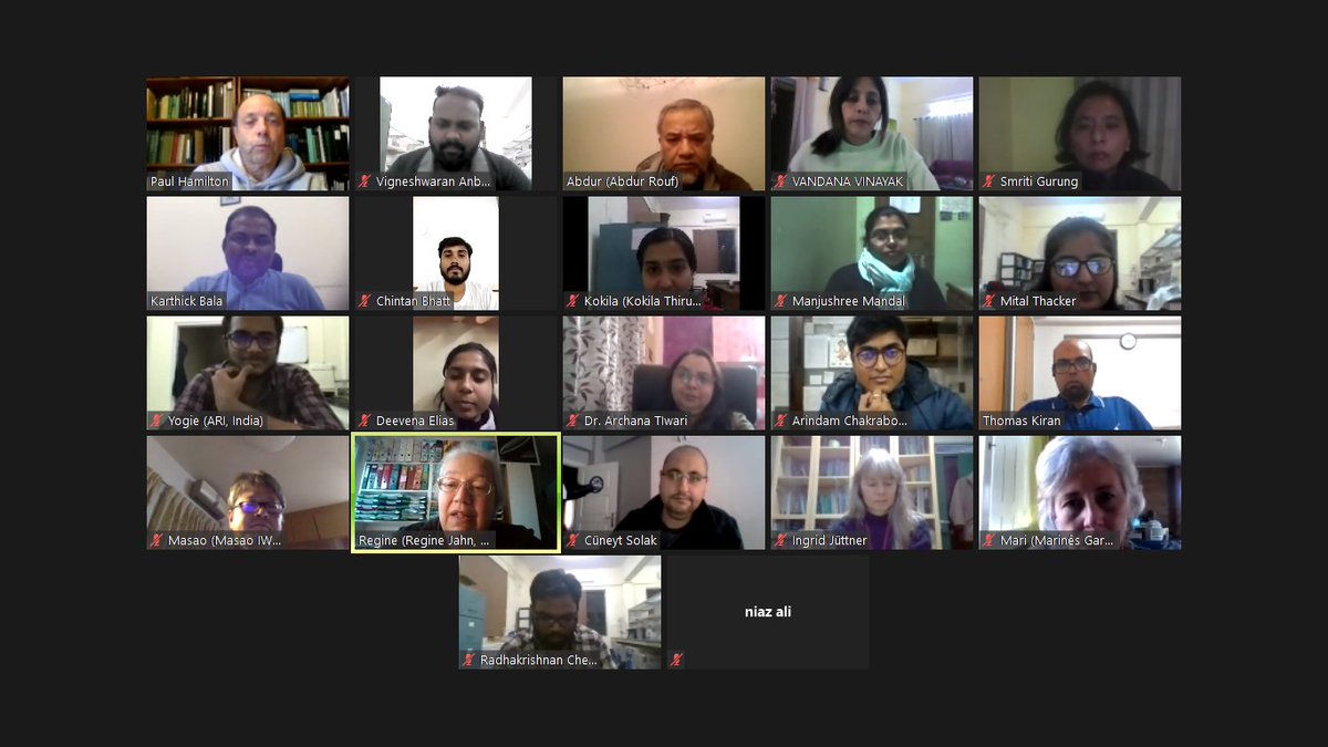 Thank you very much @young_isdr for this wonderful party. Enjoyed it a lot and had a conversation with many experienced and young diatomists all over the world. #ISDRDiatomWinterSolsticeParty <a href="/karthickbala/">Karthick Balasubramanian</a> <a href="/thacker_mital/">Mital Thacker</a> <a href="/Radhacheran/">Radha cheran</a> <a href="/WadmareNeha/">Neha Wadmare</a> <a href="/Kokila_thiru/">Kokila Thiru</a> @YogeshwaranMur1