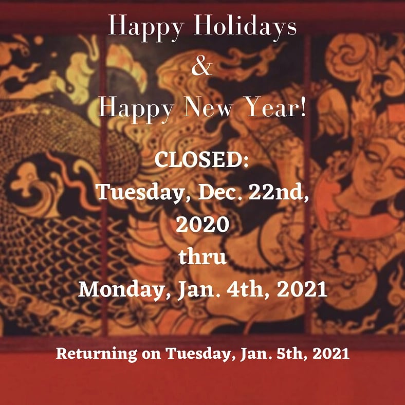 BasilCafePho's tweet photo. *** If you're still in need of last minute Gifts Cards, please DM us, and we'll get back to you as soon as we can to arrange pickup times or mailings ***

From our family to you and yours,
🎄Happy Holidays &amp; Happy New Year!!🎄 https://t.co/m0Zemi3J7q