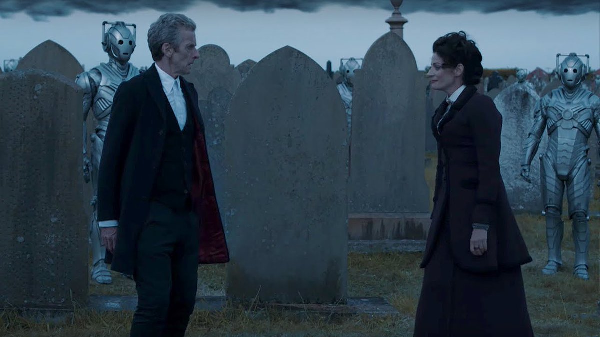 Likely ending today's binge with  @bbcdoctorwho's "Dark Water" and "Death in Heaven," featuring the reveal that the mysterious woman is in fact the Master, among other things. The opening of the latter is utterly fantastic, IMO. Series 8 allowed me to fall in love with 12-Clara.