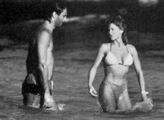 Later that year, my Mom was standing in line at the grocery store when she saw a familiar face on the cover of a tabloid magazine. Jane Fonda had been spotted with a tall, dark, and handsome mystery man! ...Sure enough, it was Lorenzo.