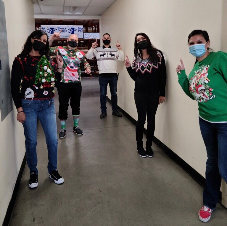 Great day celebrating holiday festivities! Handed out gifts to our associates and held the Annual Ugly Sweater Contest. And it wouldn’t be a celebration without the Taco Truck!
