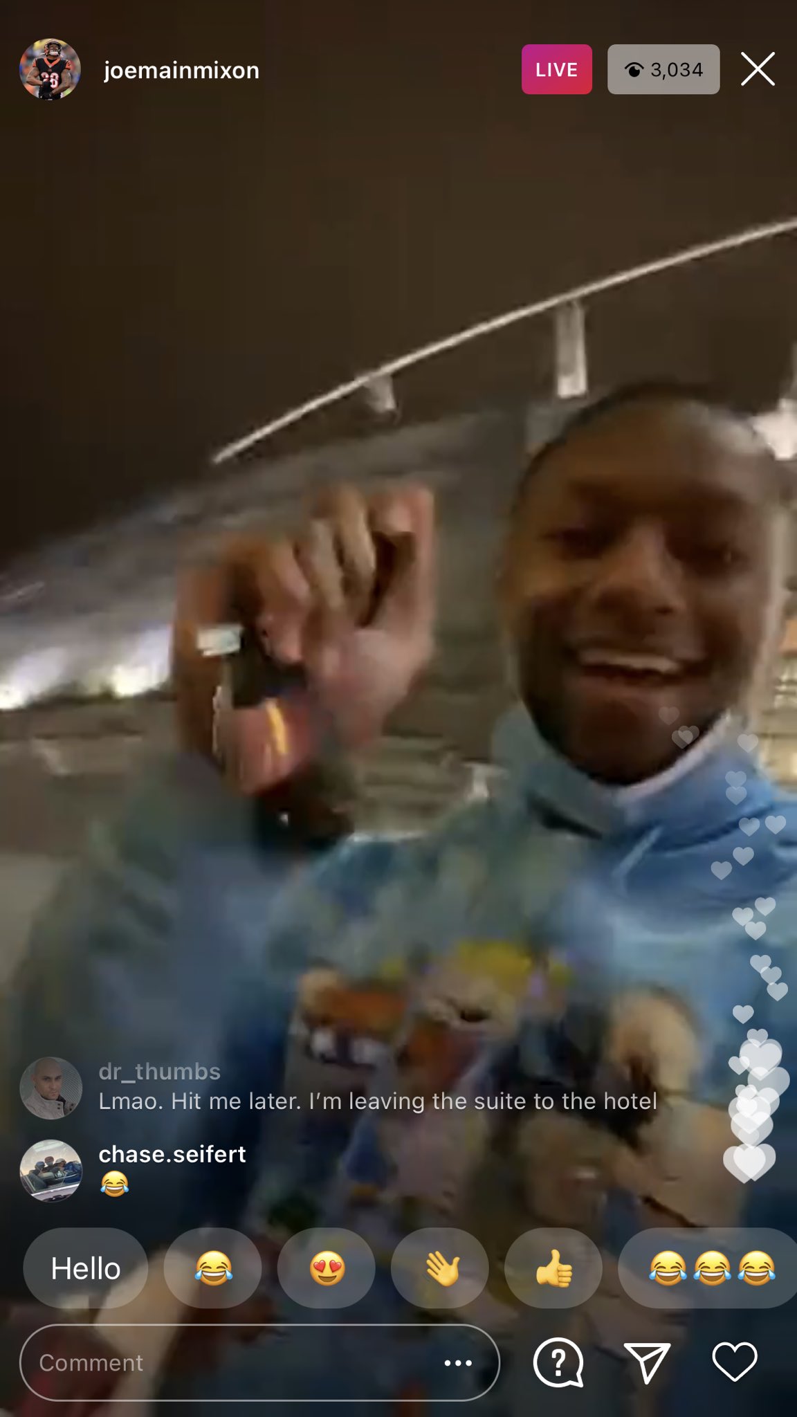 Bengals Football on Twitter "Joe Mixon singing “Corvette Corvette