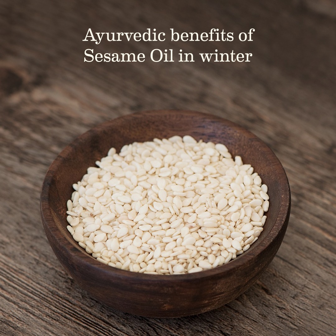 SoulTree_In's tweet photo. In Ayurvedic terms, Sesame Oil balances Vata dosha. Vata is the principle that governs ‘movement’ in the body. It controls the nervous system and is quick, light, cold, rough and moving. 

#SoulTree #Rootedingoodness #truthinside #AyurvedawithSoulTree https://t.co/92V8p1wtYX