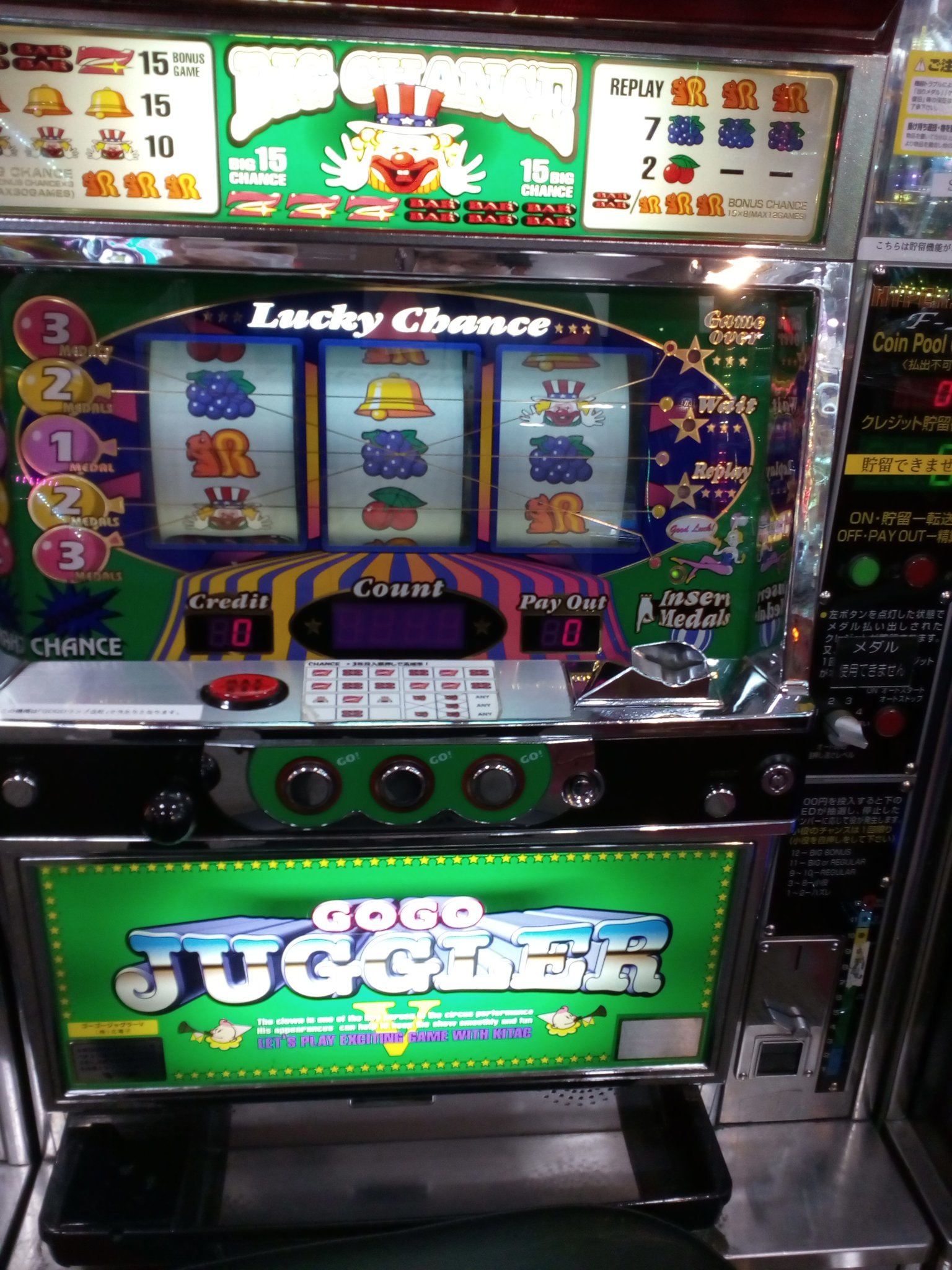 melon】ファンキージャグラー メダル機 melon】ファンキージャグラー