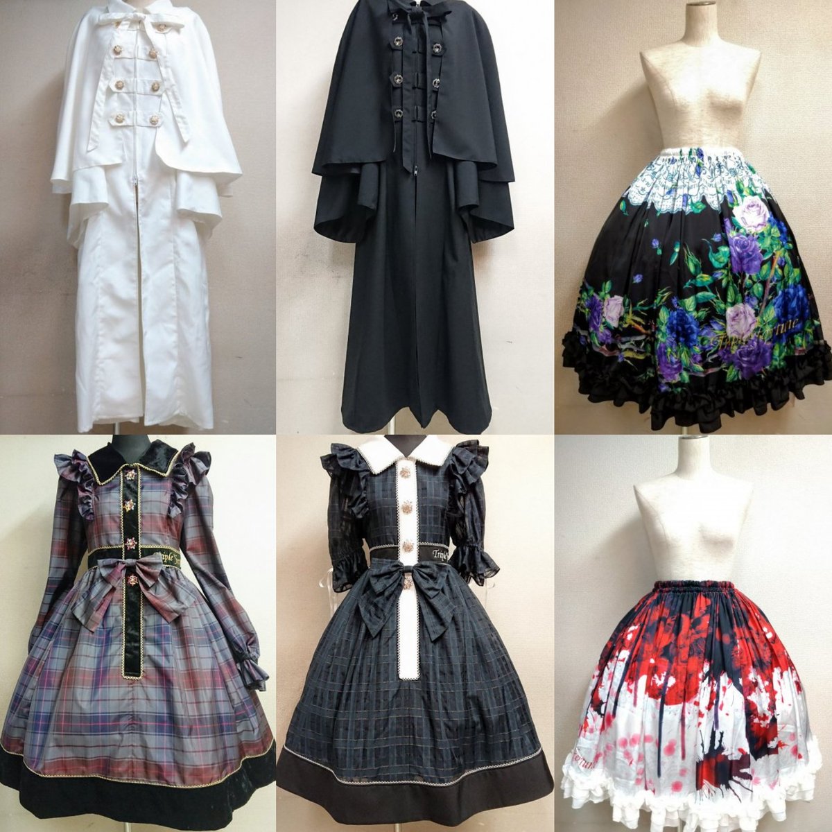 Atelier Pierrot おすすめブランド紹介 Triple Fortune 新入荷しているクラーケン セイレーンワンピースは大変人気です ミニチャイナワンピースも入荷しました 是非ご覧下さい Triple Fortune ブランドページ T Co