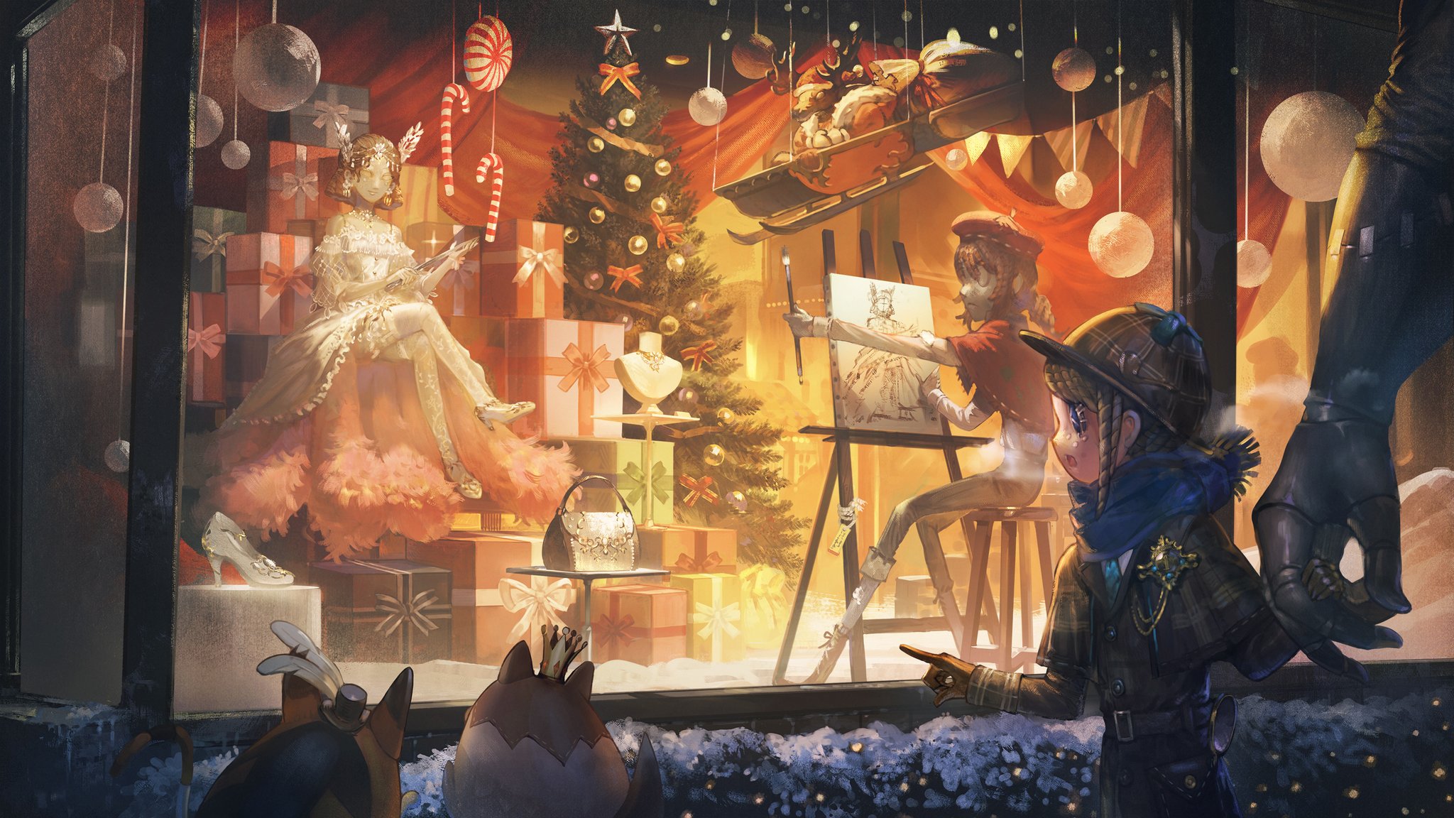 クリスマス 納棺師 第五人格 IdentityV クリスマス アクスタ 納棺師 傭兵 ポスト