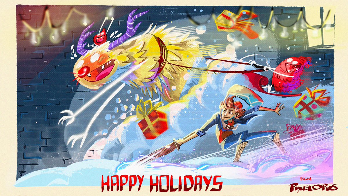 Wishing everyone a safe and healthy Holiday Season! 
From all of us at Pixelopus 🎄☃️❄️❤️