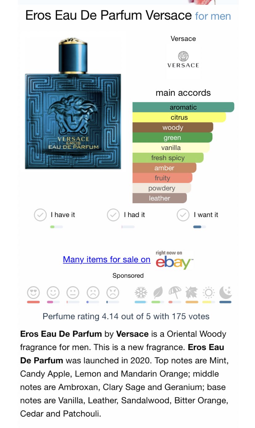 Bau perfume versace 2025 eros