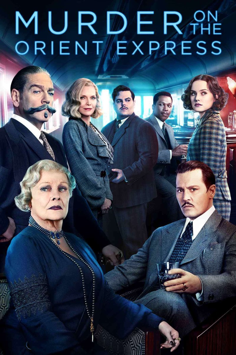Murder On The Orient Express (2017)இந்த படத்துல express trainல ஒரு கொலை நடக்கும். அந்த trainல பயணம் செய்த detective ஒருத்தர் கொலையை துப்பறிவார். ஒவ்வொரு தடையங்களா துப்பு துலக்குவார். "உண்மையான குற்றவாளி யார்? " என்று கண்டுபிடிக்கிற scene செமையா இருக்கும்.