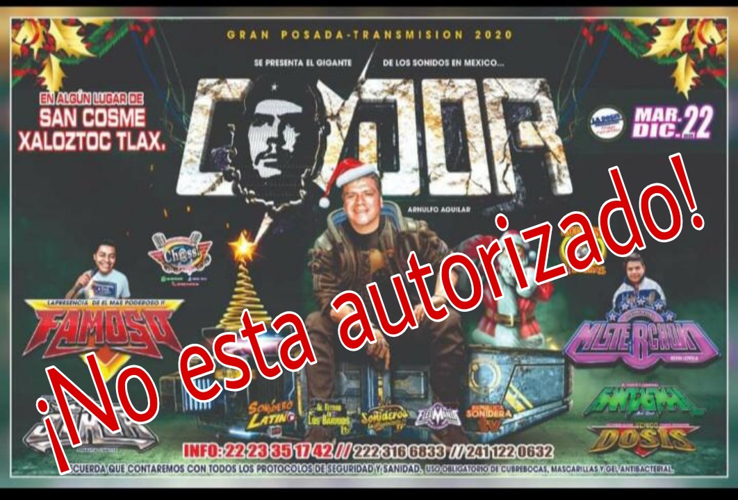 SpXaloztoc's tweet photo. #Comunicado🚔 | Este evento será ¡#CANCELADO!  por parte de las autoridades de #PolicíaFederalMx, @SSC_TLX, @GN_MEXICO_, @SEDENAmx, @PC_EDO_TLAX, @PcXaloztoc. y @SpXaloztoc. 

Le pedimos a la población ¡NO ASISTAN! El rebrote se encuentra muy alto ante la contingencia. https://t.co/sHrgpLwXmn