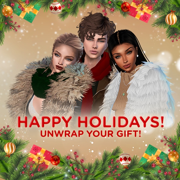IMVU's tweet photo. Unwrap your free gift when you keep logging into IMVU's Client until December 25th! Log into IMVU Client Now for your free gift. 🎁 https://t.co/3zTsUpHBCe
