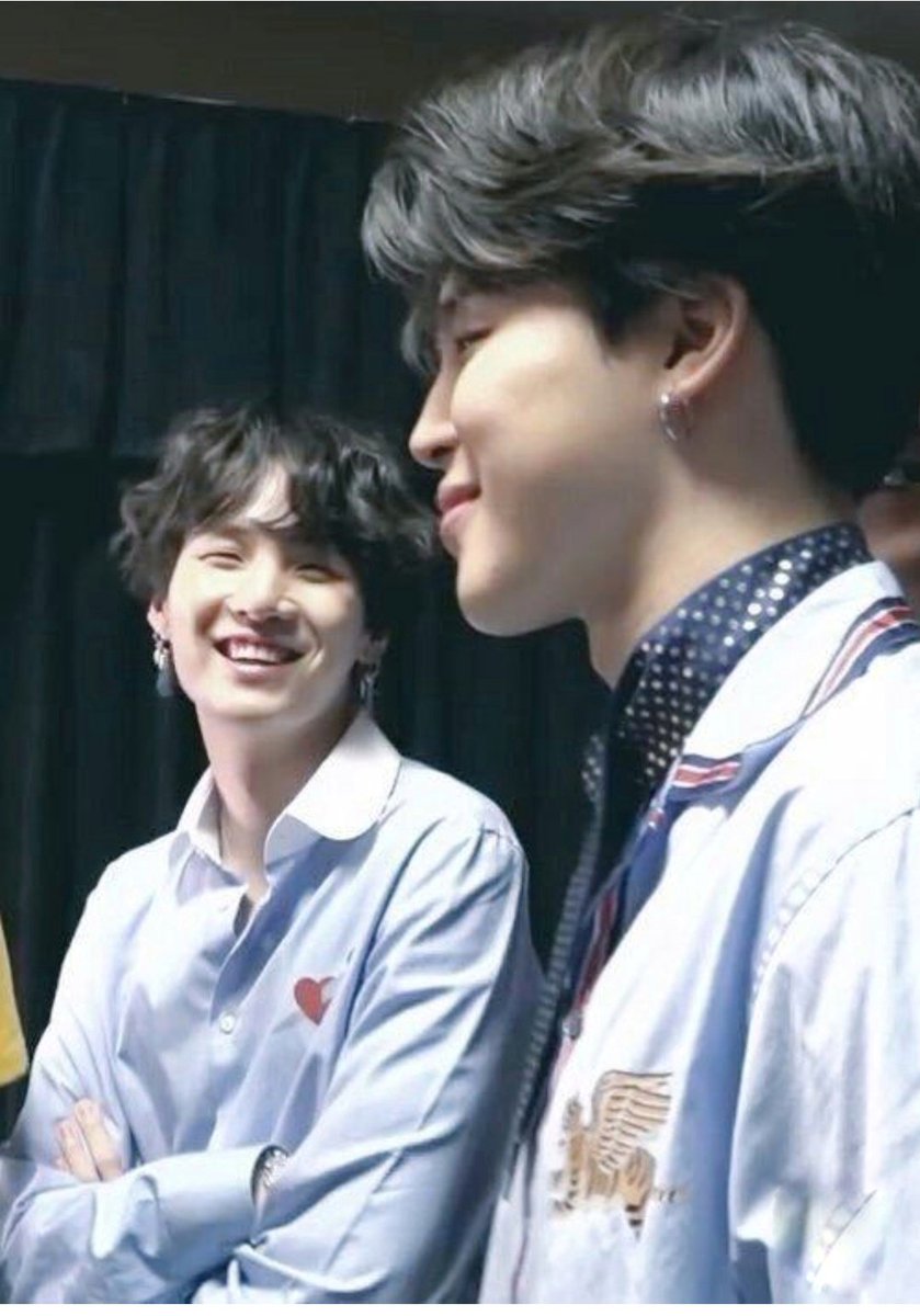 A small smile in Jimin's face can bring Yoongi's gummy smile.