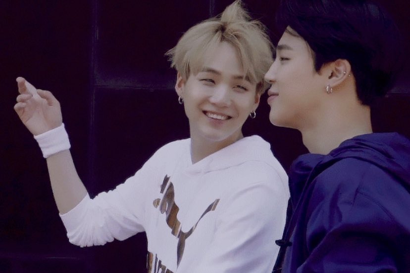 A small smile in Jimin's face can bring Yoongi's gummy smile.