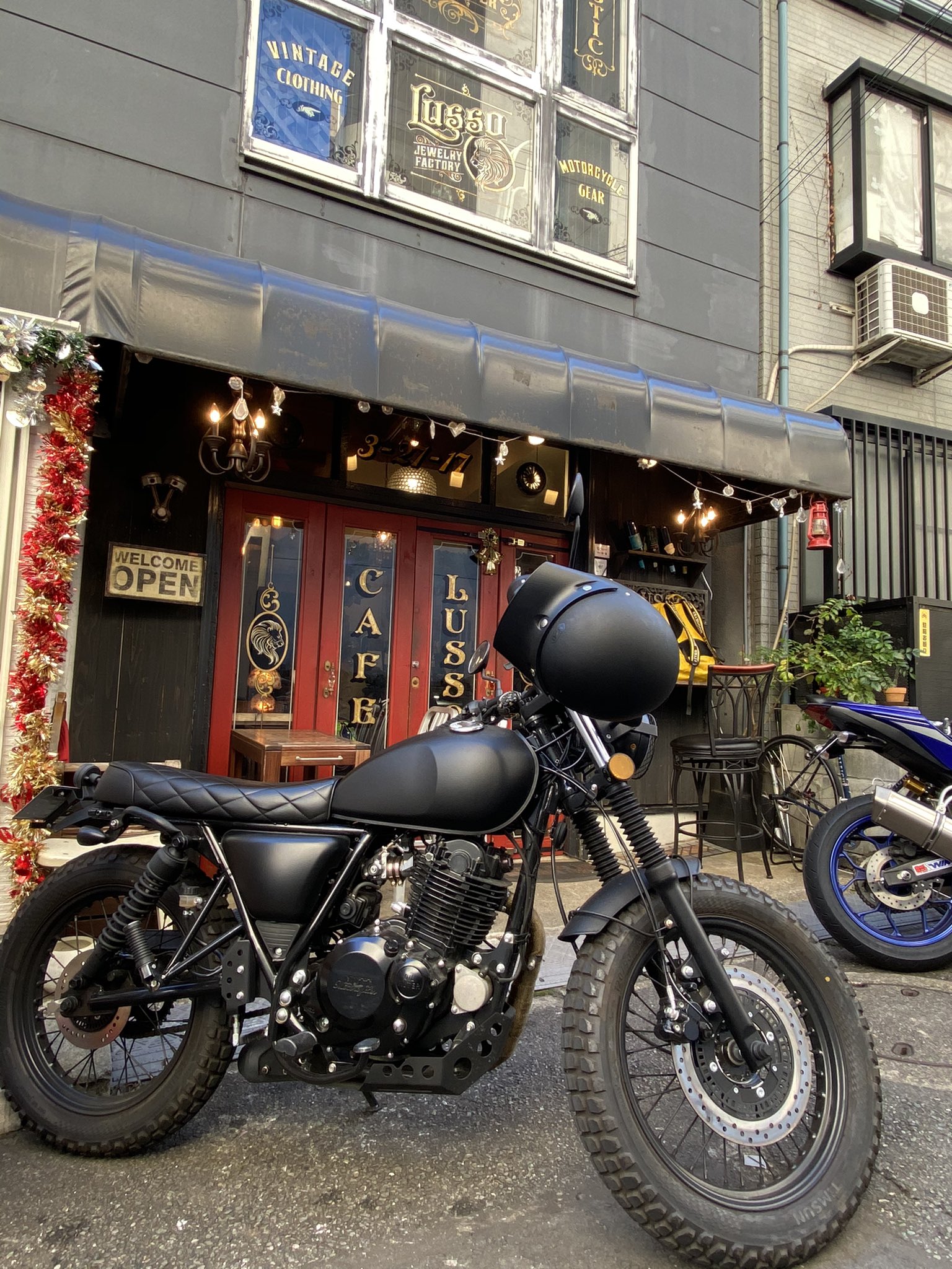 MATT マットモーターカフェレーサーシートサバス125
