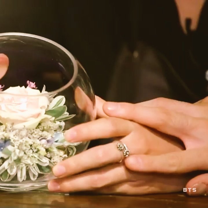 Jimin get shy when Yoongi hold his hand softly