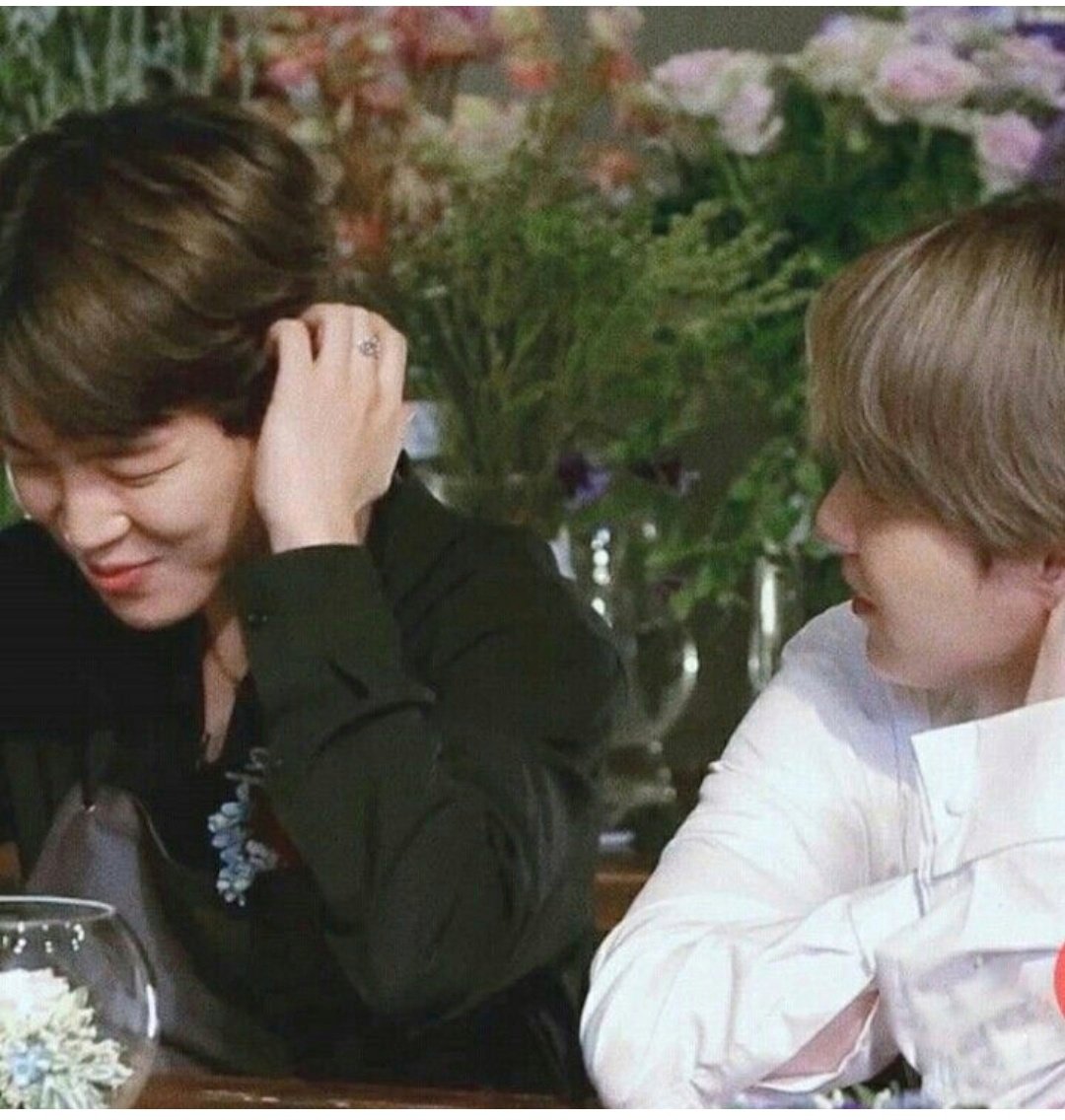 Jimin get shy when Yoongi hold his hand softly