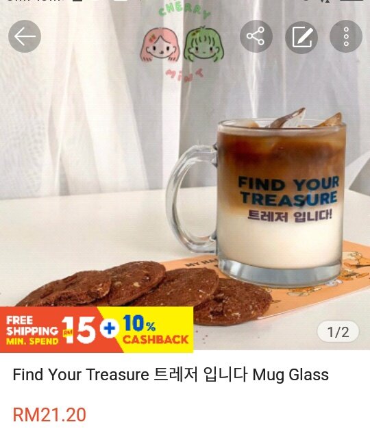 _cherrydays's tweet photo. 🇲🇾 // HELP RT

FIND YOUR TREASURE Mug on sale! 20% off 😍 Get it for only RM21.20~~ Please apply free shipping and cashback voucher 🤗

https://t.co/5FiUAl0Yb0 https://t.co/DrU2xH4ByM