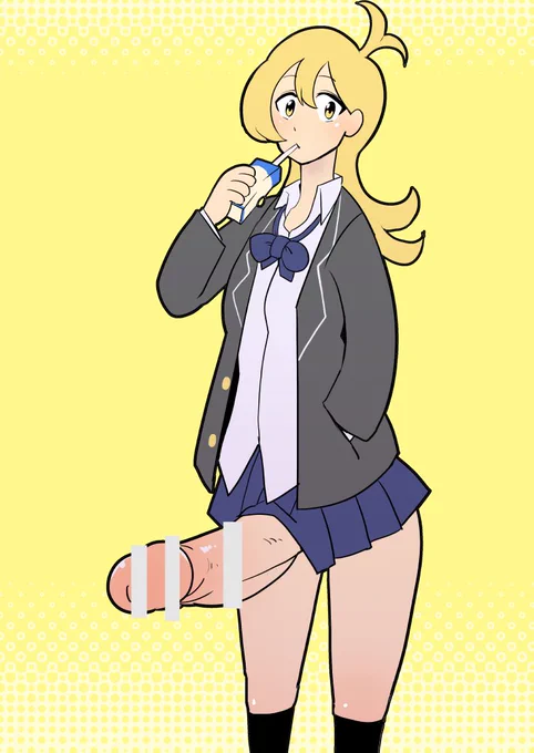 ※ふたなり注意
「デーリィズ」の鮭池いずるちゃんを描きました 