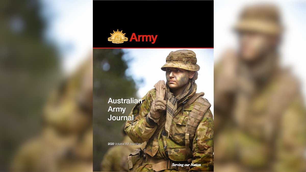 AARCAusArmy's tweet photo. 2020: "A year of global challenge and adaptability has resulted in a corresponding surge in new ideas."
The latest #AustralianArmyJournal is now available online | https://t.co/El89cSmNS2 https://t.co/WK6vv3Ncdy
