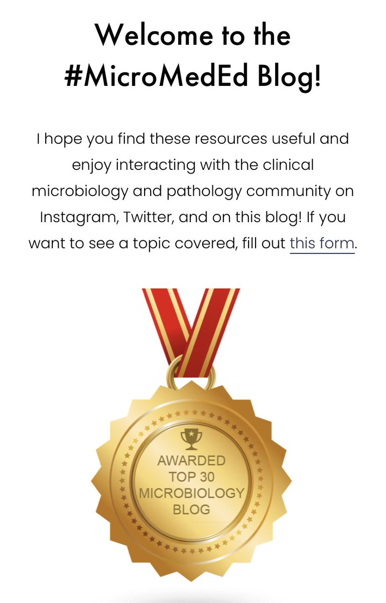 KMirza's tweet photo. Congratulations to ⭐️ @cullen_lilley and his amazing creation #MicroMedEd - recognized as a top blog in the categories of #pathology and #microbiology - what a star!! ⭐️ ⭐️ ⭐️ ⭐️ ⭐️ 

Check it out: https://t.co/2mVESO9H6Q 

cc: @aharrington1884 https://t.co/V3IBuk7fi1