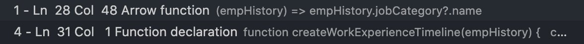 B4bharat's tweet image. So great of #CodeMetrics #VSCode plugin to point at the fact that I wasn't following the 'Single Responsibility Principle' in my function.
Image #1 shows the complexity before refactoring.
Image #2 points me to 'arrow function' and a 'function declaration' statement... (1/4) 🧵